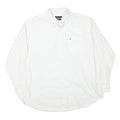 NAUTICA Mens White Button Down Shirt XL Classic Fit Cotton Blend Pocket