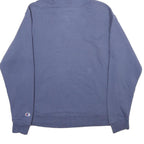 CHAMPION Mens Blue Pullover Hoodie M Cotton Blend Casual Sportswear