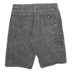 DICKIES Mens Shorts Grey Casual Cotton L W34 Workwear Utility Pocket