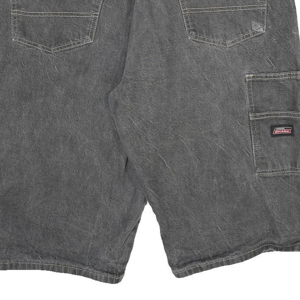 DICKIES Mens Shorts Grey Casual Cotton L W34 Workwear Utility Pocket