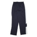 PUMA Mens Joggers Blue & White L W30 L32 Slim Fit Track Pants Polyester