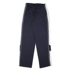 PUMA Mens Joggers Blue & White L W30 L32 Slim Fit Track Pants Polyester