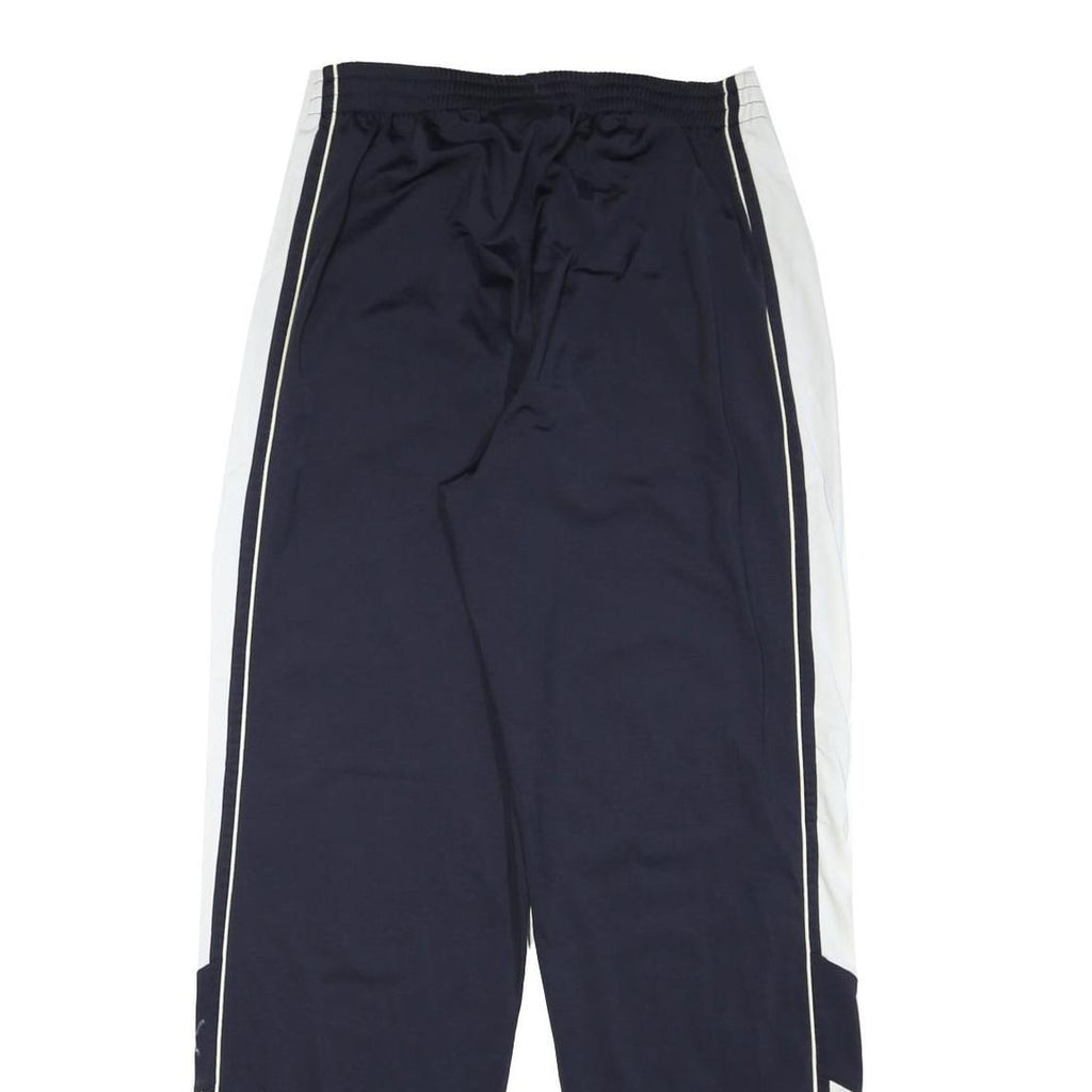 PUMA Mens Joggers Blue & White L W30 L32 Slim Fit Track Pants Polyester