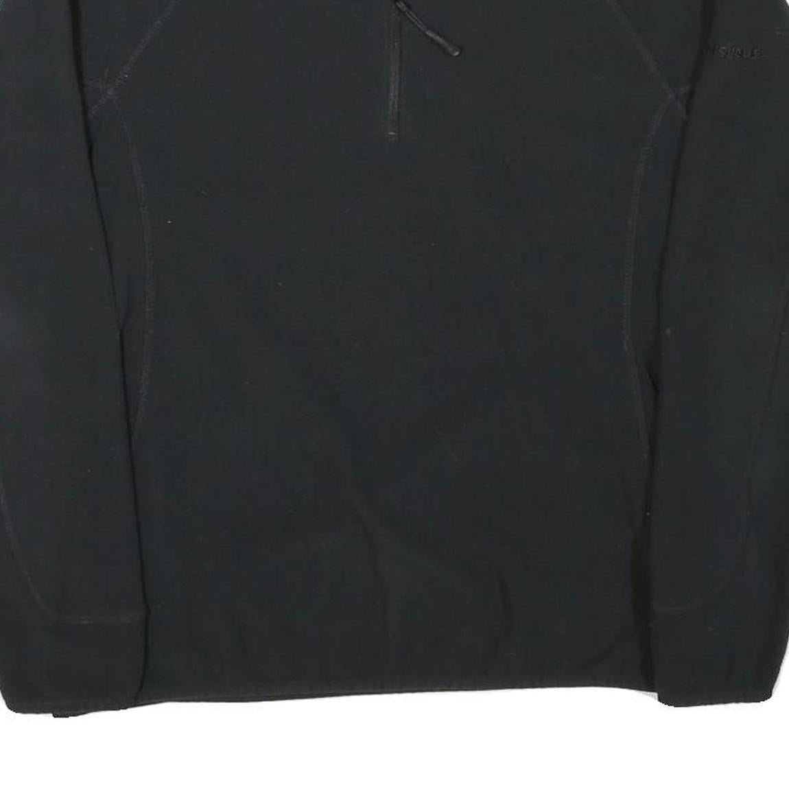 BERGHAUS Womens Black Plain Jumper Crew Neck Basic Knit S Outdoor Casual