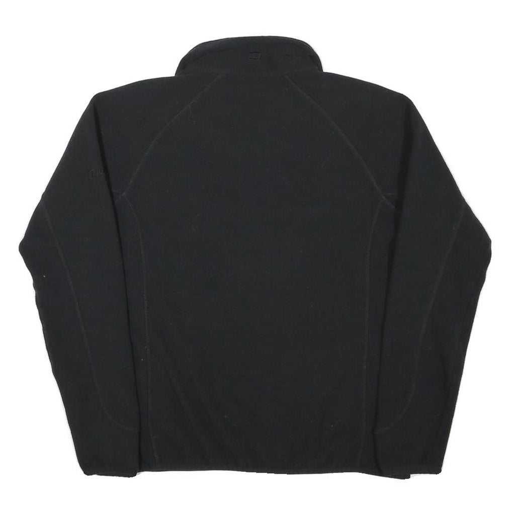 BERGHAUS Womens Black Plain Jumper Crew Neck Basic Knit S Outdoor Casual