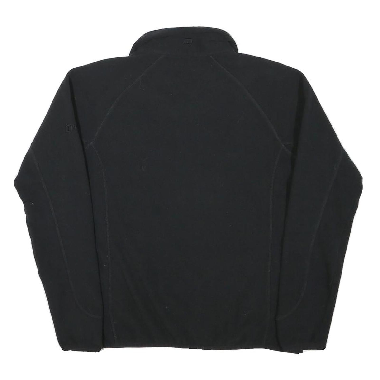 BERGHAUS Womens Black Plain Jumper Crew Neck Basic Knit S Outdoor Casual