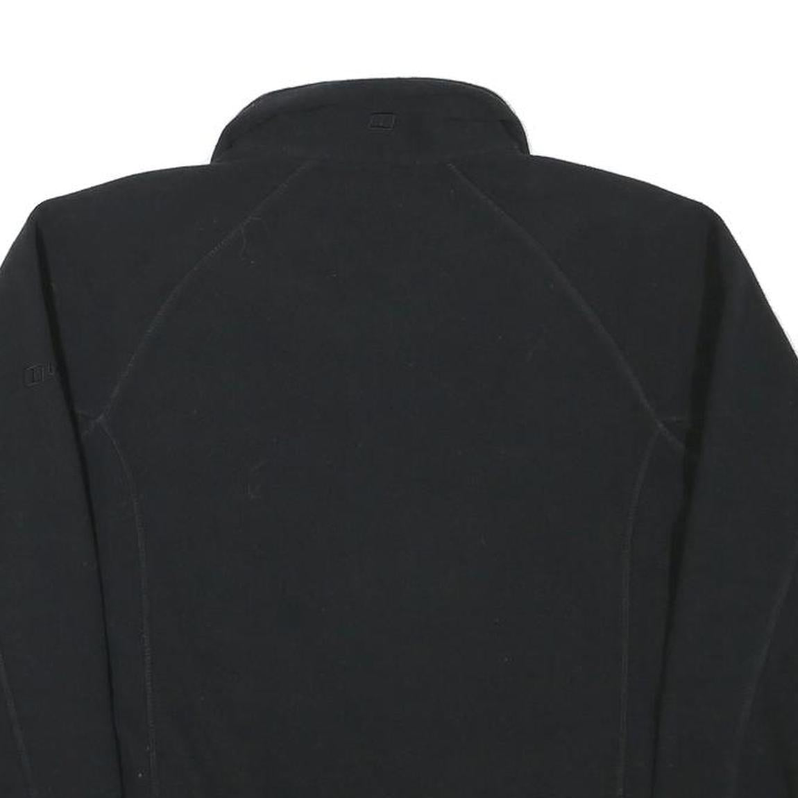 BERGHAUS Womens Black Plain Jumper Crew Neck Basic Knit S Outdoor Casual