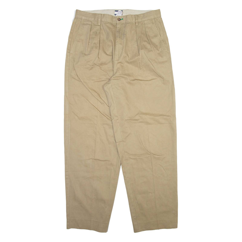 TOMMY HILFIGER Mens Trousers Beige Relaxed Tapered W34 L32