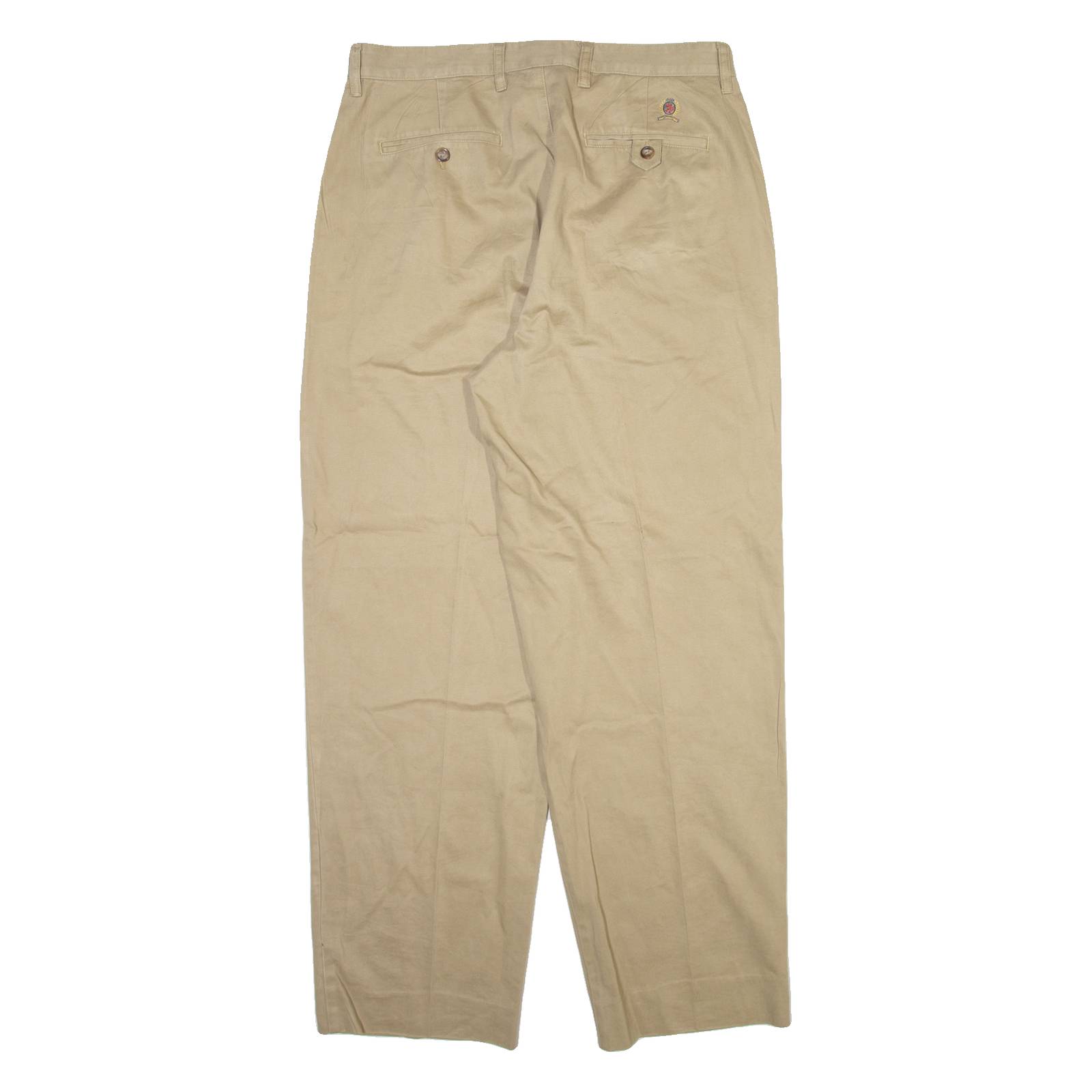 TOMMY HILFIGER Mens Trousers Beige Relaxed Tapered W34 L32