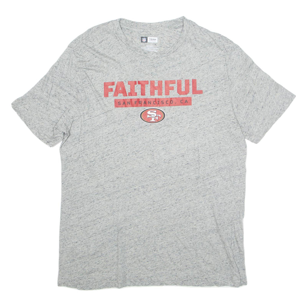 NFL San Francisco 49ers Mens T-Shirt Grey USA XL