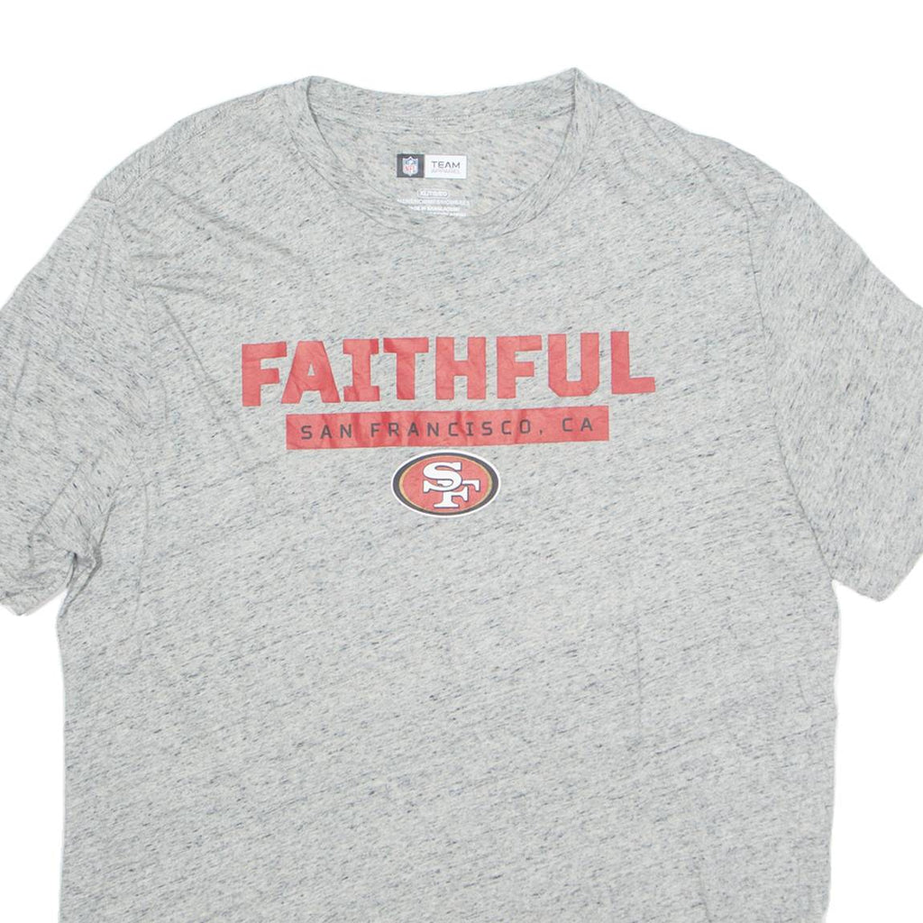 NFL San Francisco 49ers Mens T-Shirt Grey USA XL
