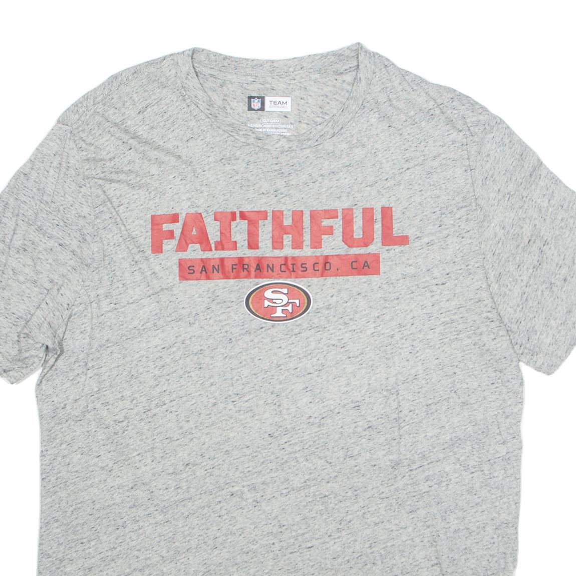 NFL San Francisco 49ers Mens T-Shirt Grey USA XL