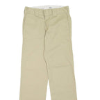 DICKIES Workwear Mens Trousers Beige Slim Straight W28 L32