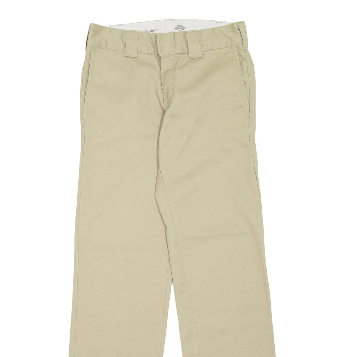 DICKIES Workwear Mens Trousers Beige Slim Straight W28 L32