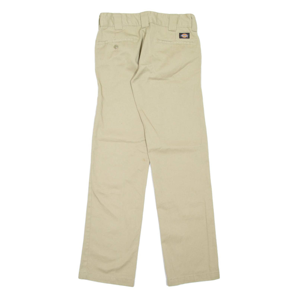 DICKIES Workwear Mens Trousers Beige Slim Straight W28 L32
