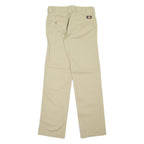DICKIES Workwear Mens Trousers Beige Slim Straight W28 L32