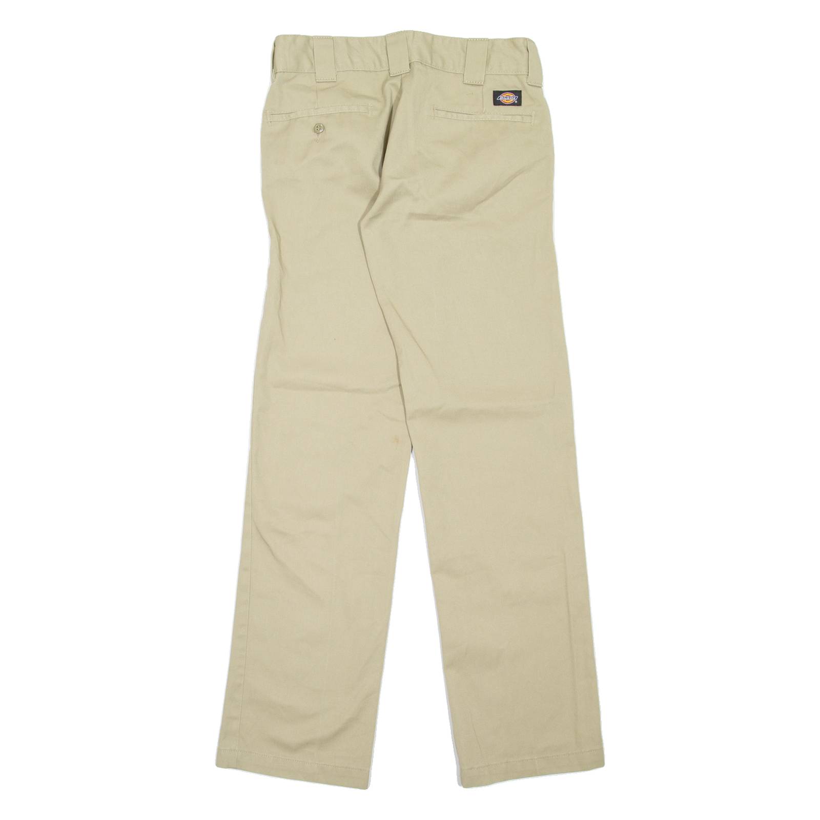DICKIES Workwear Mens Trousers Beige Slim Straight W28 L32