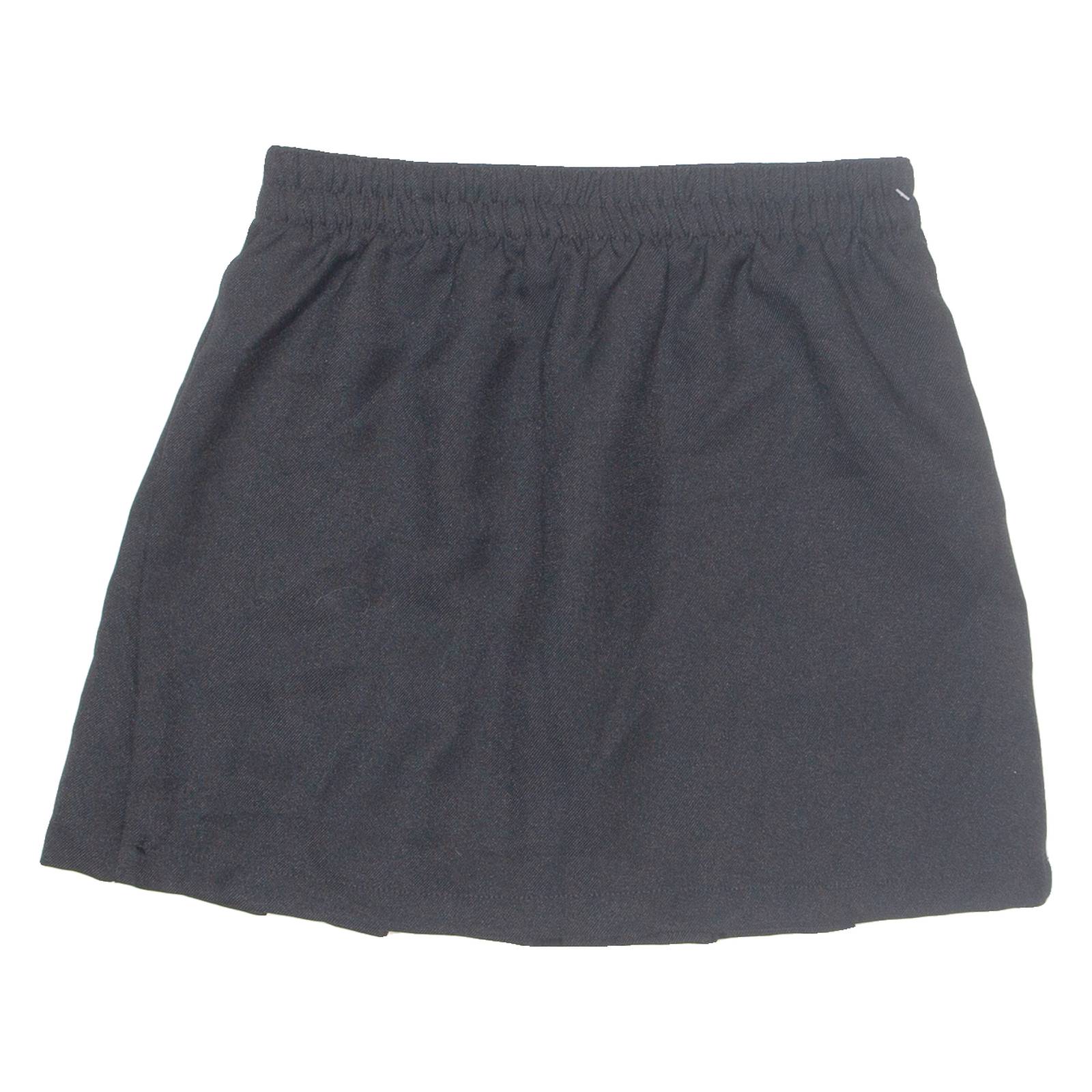 WONDER NATION Womens Skort Skirt Black Short XS