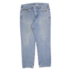 CARHARTT Mens Jeans Blue Regular Straight Denim Light W36 L30 Classic Zip