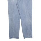 CARHARTT Mens Jeans Blue Regular Straight Denim Light W36 L30 Classic Zip