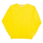 GATE Mens Sweatshirt Yellow Crewneck M