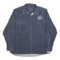 FREEDOM FOUNDRY Mens Blue Alaska Cruises & Sport Fishing Shirt 2XL Cotton Blend