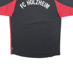 ADIDAS Mens Black & Red FC Holzheim Graphic T-Shirt L Short Sleeve Crew Neck