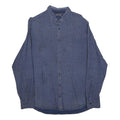 TOMMY HILFIGER Mens Blue Shirt XL Cotton Button Down Long Sleeve Casual