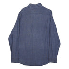 TOMMY HILFIGER Mens Blue Shirt XL Cotton Button Down Long Sleeve Casual