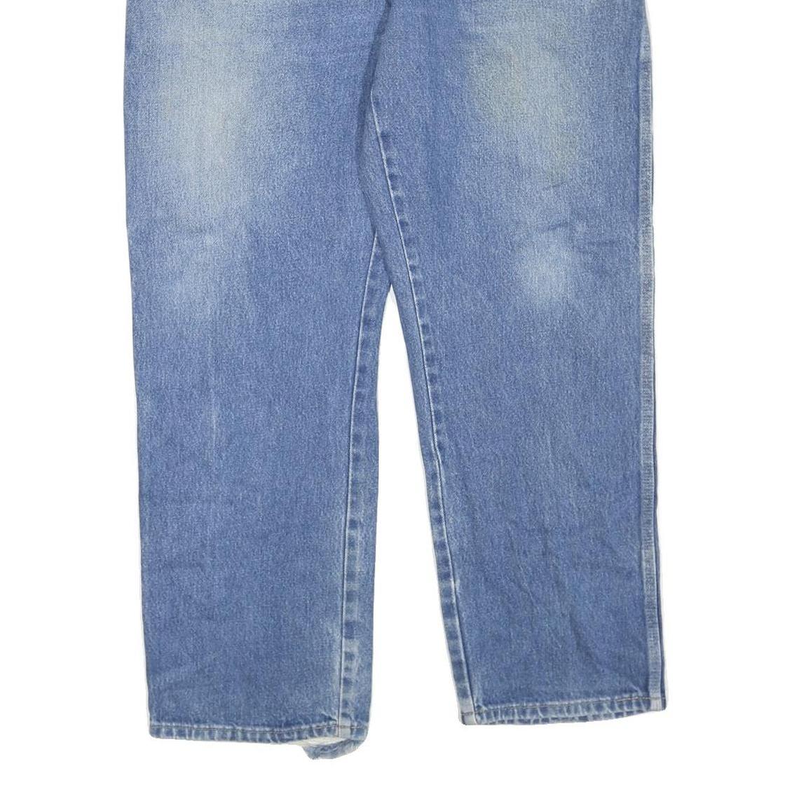 DICKIES Mens Regular Blue Denim Jeans W40 L30 Workwear Zip Closure