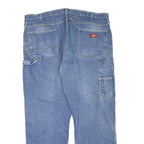 DICKIES Mens Regular Blue Denim Jeans W40 L30 Workwear Zip Closure
