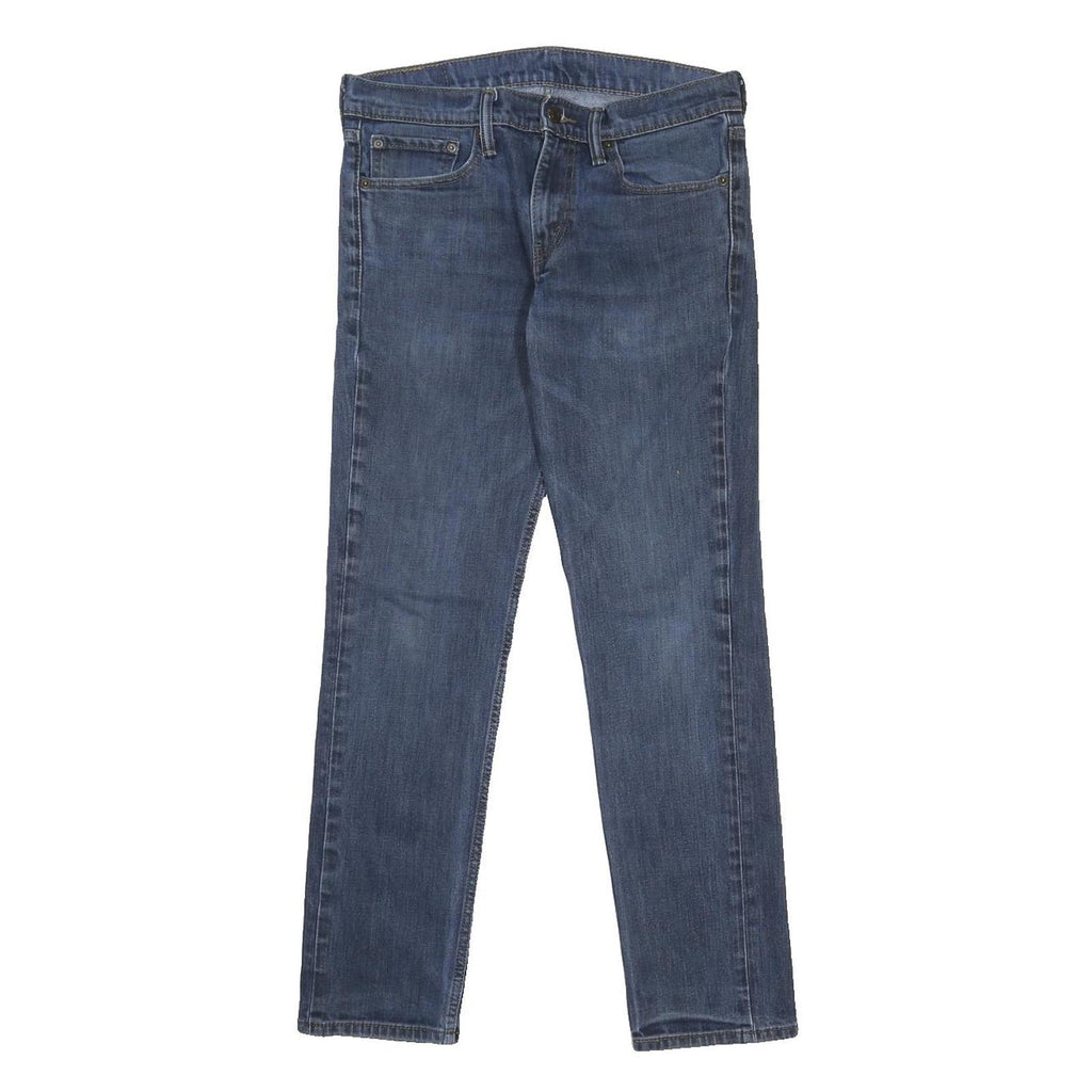 LEVI'S 511 Mens Slim Blue Denim Medium W31 L32 Slim Fit Zip Jeans