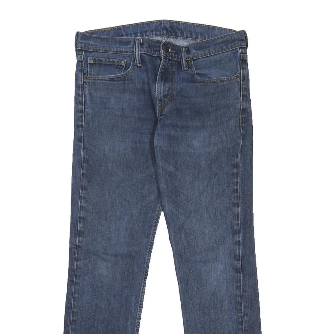 LEVI'S 511 Mens Slim Blue Denim Medium W31 L32 Slim Fit Zip Jeans