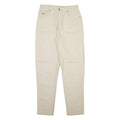 ROSNER Womens Trousers Cream Regular Tapered W30 L32