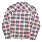 COLUMBIA Womens Purple & Pink Plaid Shirt M Long Sleeve Button Closure