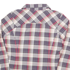 COLUMBIA Womens Purple & Pink Plaid Shirt M Long Sleeve Button Closure