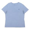 POLO RALPH LAUREN Womens Blue Crew Neck Short Sleeve T-Shirt L Cotton Blend