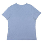 POLO RALPH LAUREN Womens Blue Crew Neck Short Sleeve T-Shirt L Cotton Blend