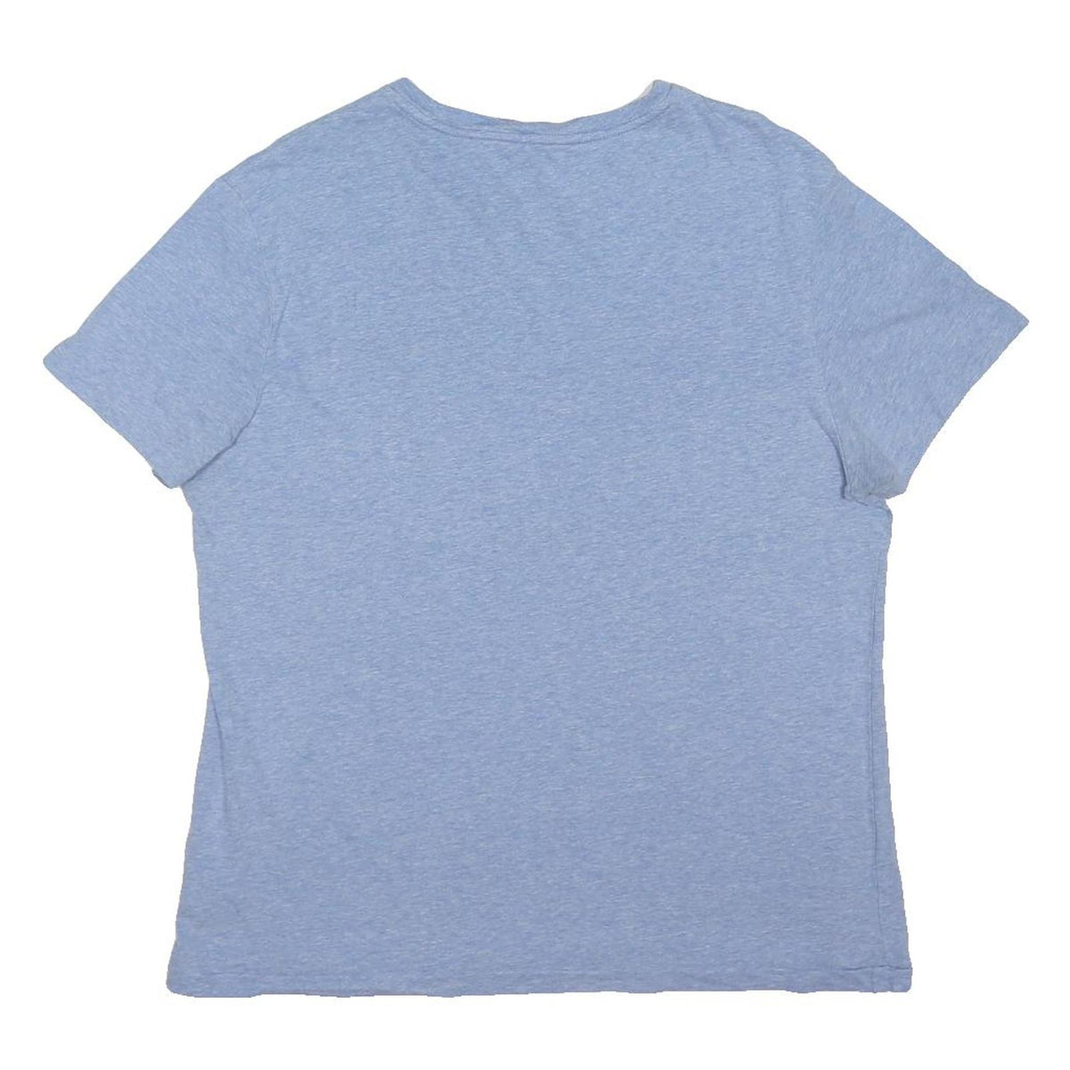 POLO RALPH LAUREN Womens Blue Crew Neck Short Sleeve T-Shirt L Cotton Blend