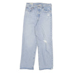 LEVI'S Big E Womens Blue Regular Straight Denim Cotton Blend Light W28 L27