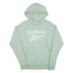 REEBOK Womens Green Hoodie S