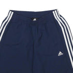 ADIDAS Mens Shorts Navy Blue Casual S W24 Sports Logo Polyester