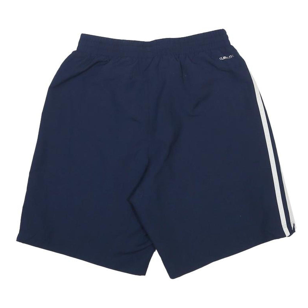 ADIDAS Mens Shorts Navy Blue Casual S W24 Sports Logo Polyester