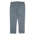 LEVI'S Mens Denim Blue Slim Straight Trousers W32 L25 Cotton Blend Casual Wear