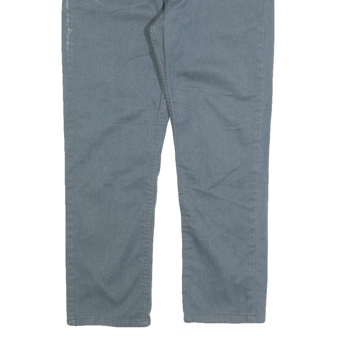 LEVI'S Mens Denim Blue Slim Straight Trousers W32 L25 Cotton Blend Casual Wear