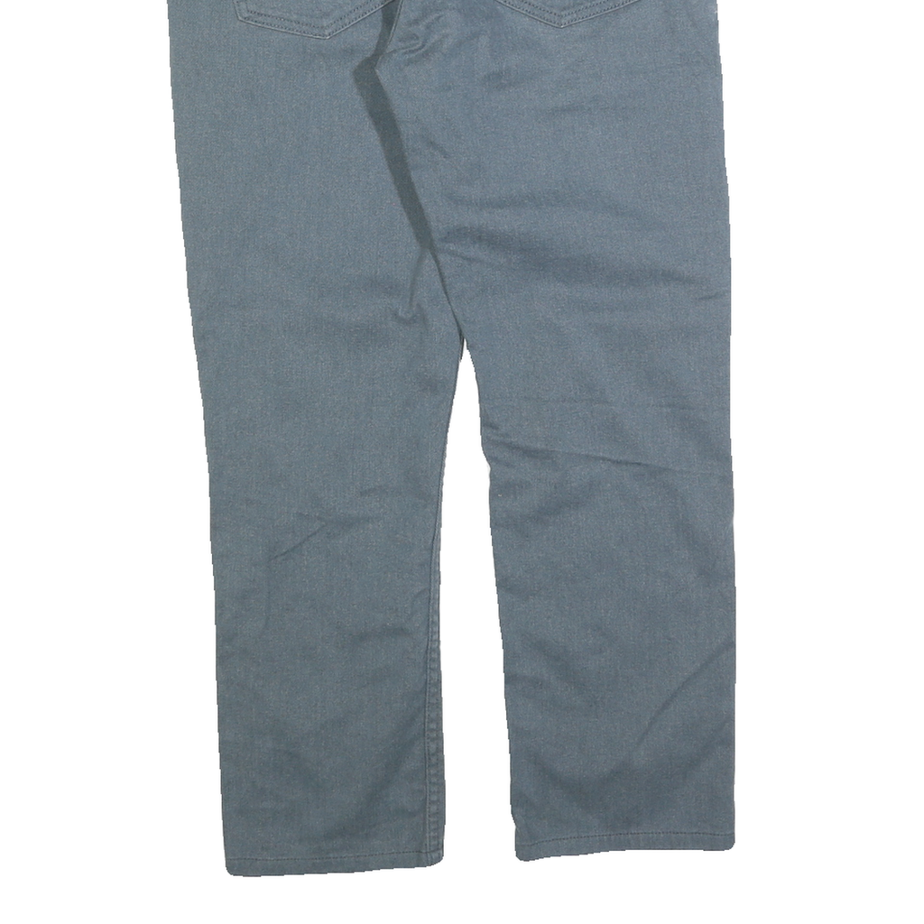 LEVI'S Mens Denim Blue Slim Straight Trousers W32 L25 Cotton Blend Casual Wear