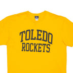 MV SPORTS Toledo Rockets Mens T-Shirt Yellow USA XL