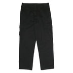 DICKIES Mens Black Polyester Blend Regular Fit Straight Leg Trousers W36 L32