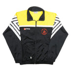 ERIMA Mens Black & Yellow Sports Zip Jacket M Polyester Track Top