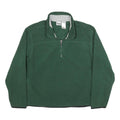 ATHLETIC WORKS Mens Green Pullover Plain Crew Neck Basic Knit L Casual Polyester